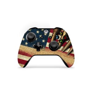 zoomhitskins controller skin compatible with x1 s and x1 x, vinyl sticker technology, american flag, durable, 1 skin, made in the usa