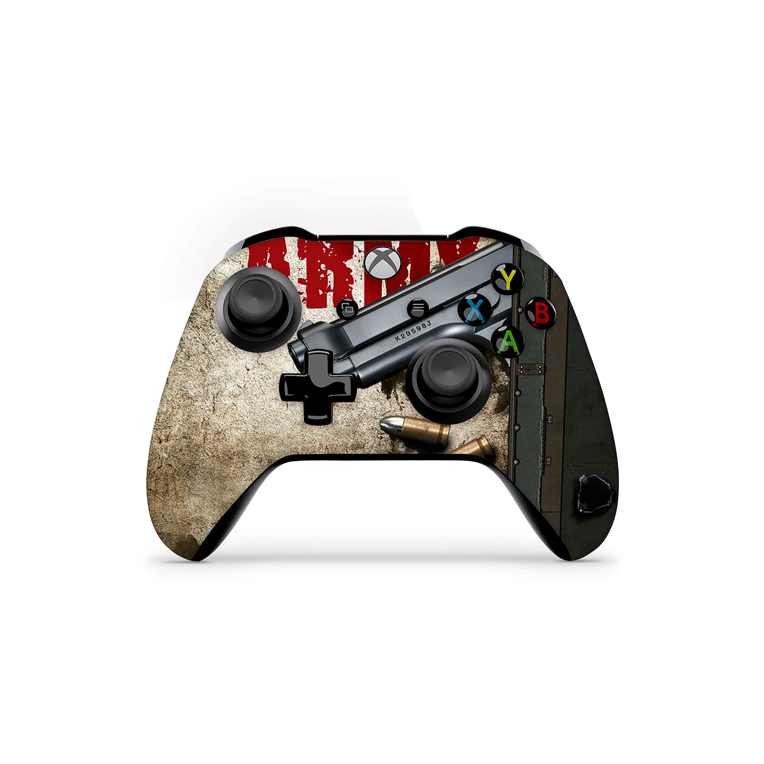 ZOOMHITSKINS Controller Skin Compatible with X1 S and X1 X, Vinyl Sticker Technology, Army Soldier Pattern Red Brown Sand, Durable, 1 Skin, Made in The USA