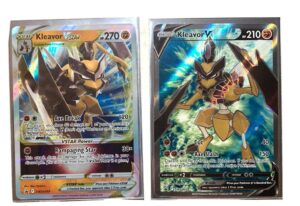 kleavor v & vstar swsh249 swsh248 full art black star promo pokemon card nm