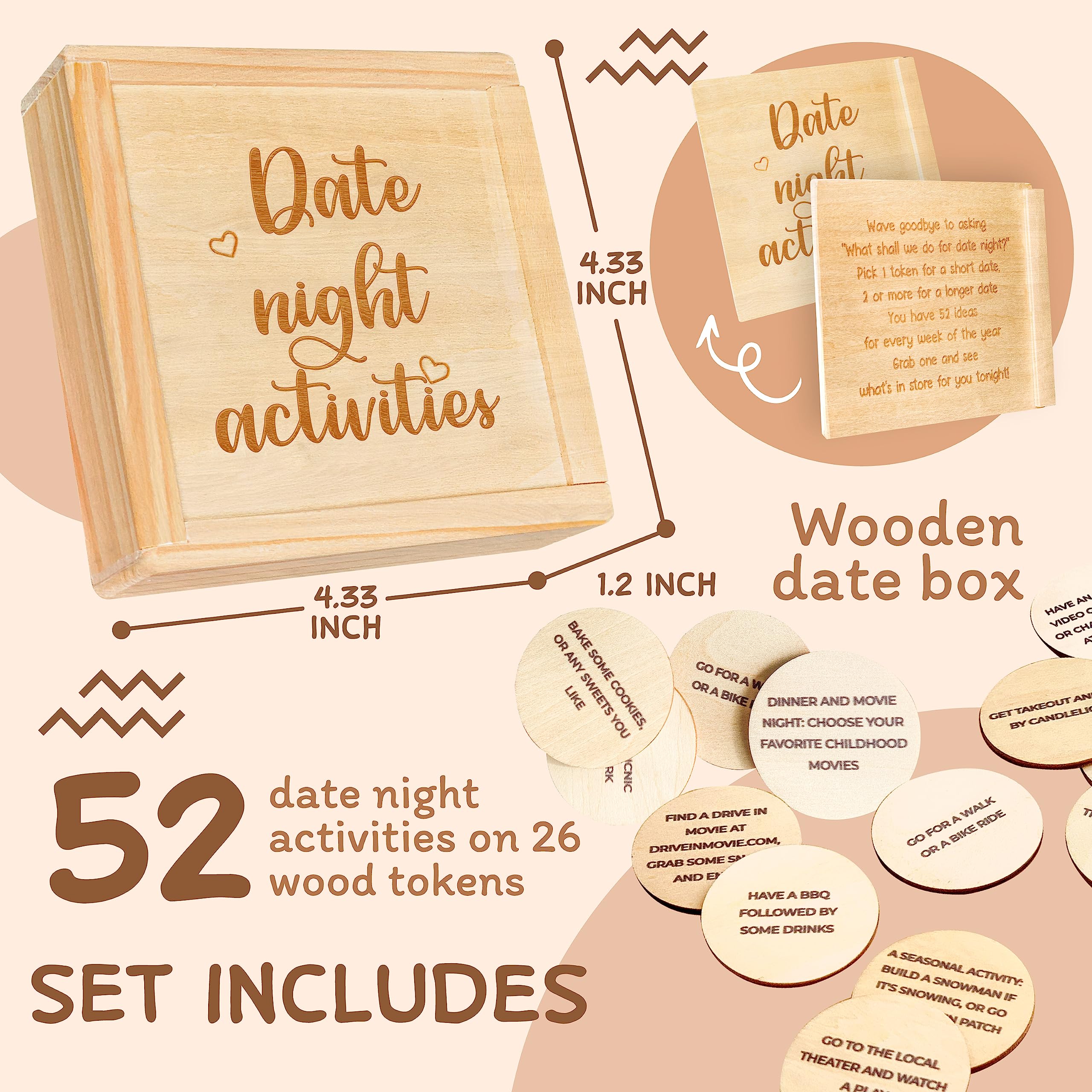 STOFINITY 52 Couples Games Date Night Gifts - Fun Date Ideas Married Couple Gifts for Him and Her, Anniversary Wedding Gifts for Couples 2024, Date Night Games Activities, for Boyfriend