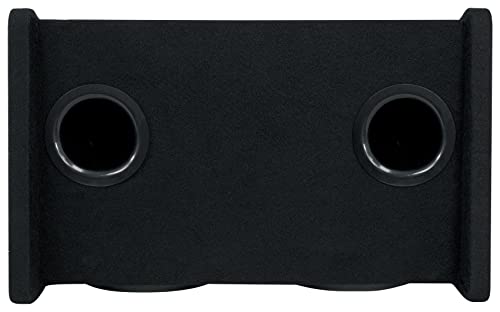 Rockville RV208P Dual 8" 800w Car Audio Subwoofers in Vented Sub Enclosure Box,Black