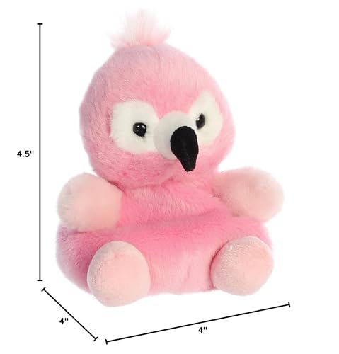 Aurora® Adorable Palm Pals™ Pinky Flamingo™ Stuffed Animal - Pocket-Sized Play - Collectable Fun - Pink 5 Inches