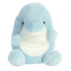 Aurora® Adorable Palm Pals™ Clicks Dolphin™ Stuffed Animal - Pocket-Sized Play - Collectable Fun - Blue 5 Inches