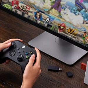 8Bitdo Adapter 2 USB Wireless Switch Controller for Windows, Mac & Raspberry Pi, Compatible with Xbox Series X & S Controller, Xbox One Bluetooth Controller, PS5/PS4/PS3 Controller