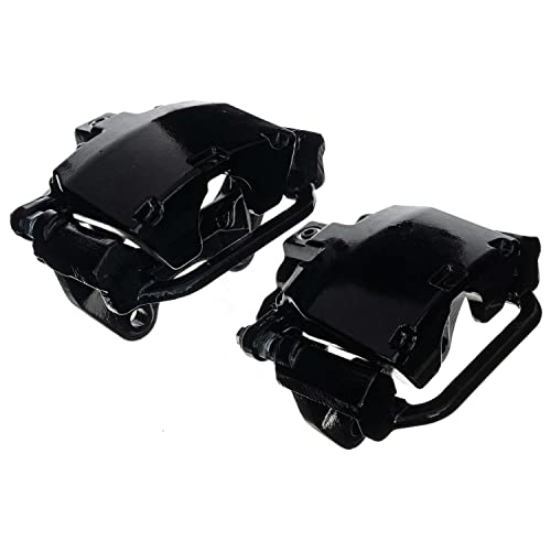 Power Stop S5030BLK Rear Pair of High-Temp Black Powder Coated Calipers