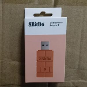 8Bitdo Adapter 2 USB Wireless Switch Controller for Windows, Mac & Raspberry Pi, Compatible with Xbox Series X & S Controller, Xbox One Bluetooth Controller, PS5/PS4/PS3 Controller