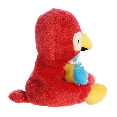 Aurora® Adorable Palm Pals™ Scarlette The Macaw™ Stuffed Animal - Pocket-Sized Play - Collectable Fun - Red 5 Inches