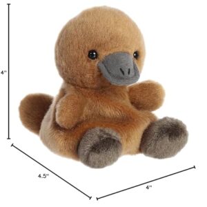 Aurora® Adorable Palm Pals™ Patty Platypus™ Stuffed Animal - Pocket-Sized Play - Collectable Fun - Brown 5 Inches