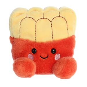 aurora® adorable palm pals™ frenchy fries™ stuffed animal - pocket-sized play - collectable fun - yellow 5 inches