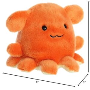 Aurora® Adorable Palm Pals™ Ditsy Octopus™ Stuffed Animal - Pocket-Sized Play - Collectable Fun - Orange 5 Inches