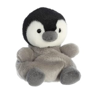 Aurora® Adorable Palm Pals™ Emilio Emperor Penguin™ Stuffed Animal - Pocket-Sized Fun - On-The-Go Play - Gray 5 Inches