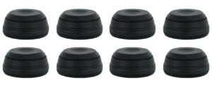 (8) rockville isopad aluminum/silicone isolation pad feet for speakers/monitors