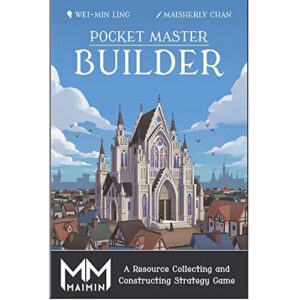 Emperor S4 Pocket Master Builder Card Game | City Building Resource Management Strategy Game | Worker Placement Game for Adults and Teens | Ages 14+ | 1-2 Players | Made by Emperor S4