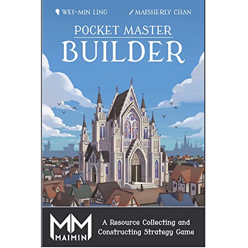 Emperor S4 Pocket Master Builder Card Game | City Building Resource Management Strategy Game | Worker Placement Game for Adults and Teens | Ages 14+ | 1-2 Players | Made by Emperor S4