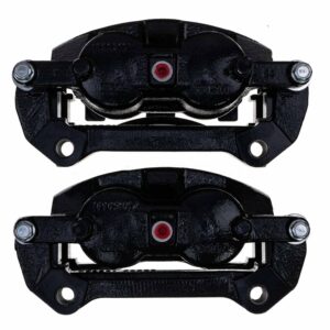 Power Stop S5236BLK Front Pair of High-Temp Black Powder Coated Calipers For Ford Expedition 2010-2021, Ford F-150 2010-2011, Lincoln Navigator 2010-2021 [Model Specific]