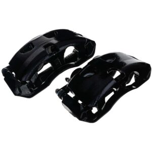 Power Stop S5236BLK Front Pair of High-Temp Black Powder Coated Calipers For Ford Expedition 2010-2021, Ford F-150 2010-2011, Lincoln Navigator 2010-2021 [Model Specific]