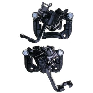 Power Stop S2068BLK Rear Pair of High-Temp Black Powder Coated Calipers For Acura TSX 2004-2008, Honda Accord 1998-2007 [Model Specific]