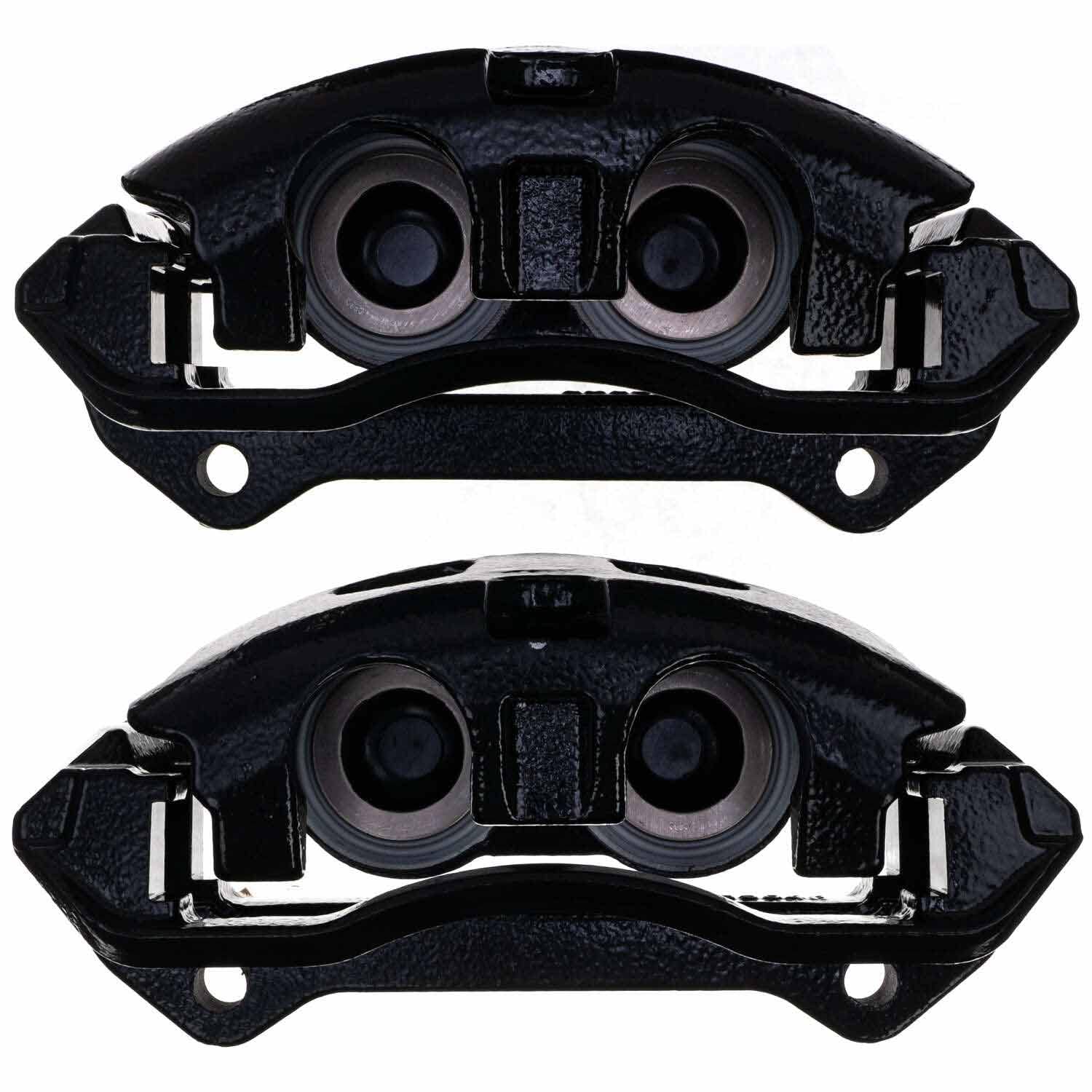 Power Stop S5236BLK Front Pair of High-Temp Black Powder Coated Calipers For Ford Expedition 2010-2021, Ford F-150 2010-2011, Lincoln Navigator 2010-2021 [Model Specific]