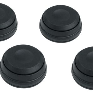 (8) Rockville ISOPAD Aluminum/Silicone Isolation Pad Feet For Speakers/Monitors