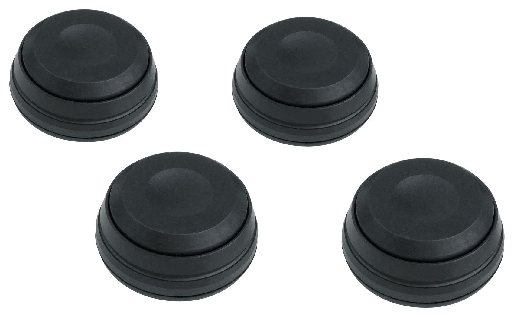 (8) Rockville ISOPAD Aluminum/Silicone Isolation Pad Feet For Speakers/Monitors