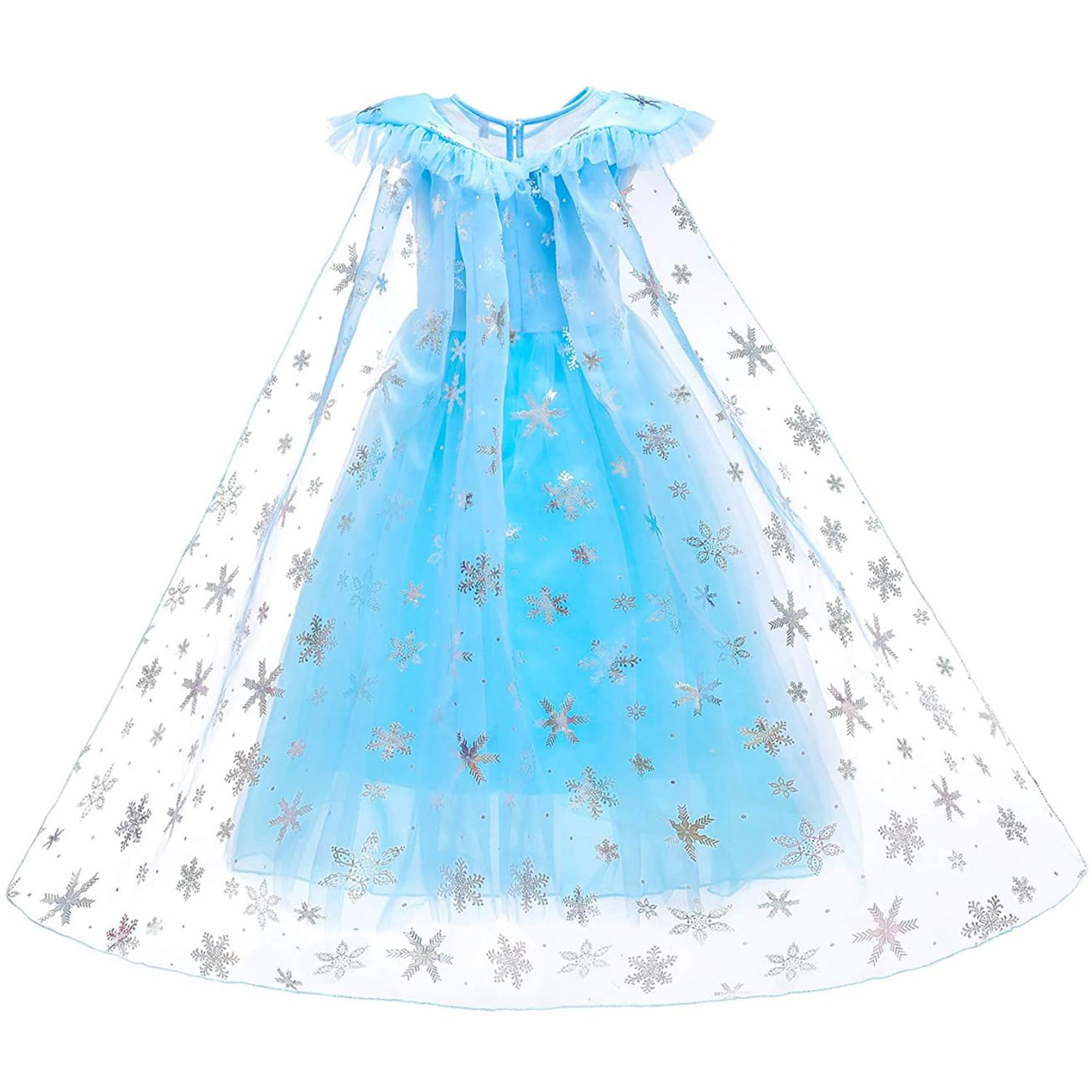 GZ-LAOPAITOU Girls Princess Costume Princess Dresses for Birthday Party Dress Up Halloween Cosplay with Accessories