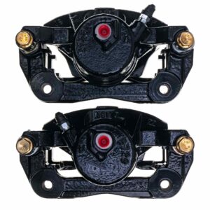 Power Stop S2660BLK Front Pair of High-Temp Black Powder Coated Calipers