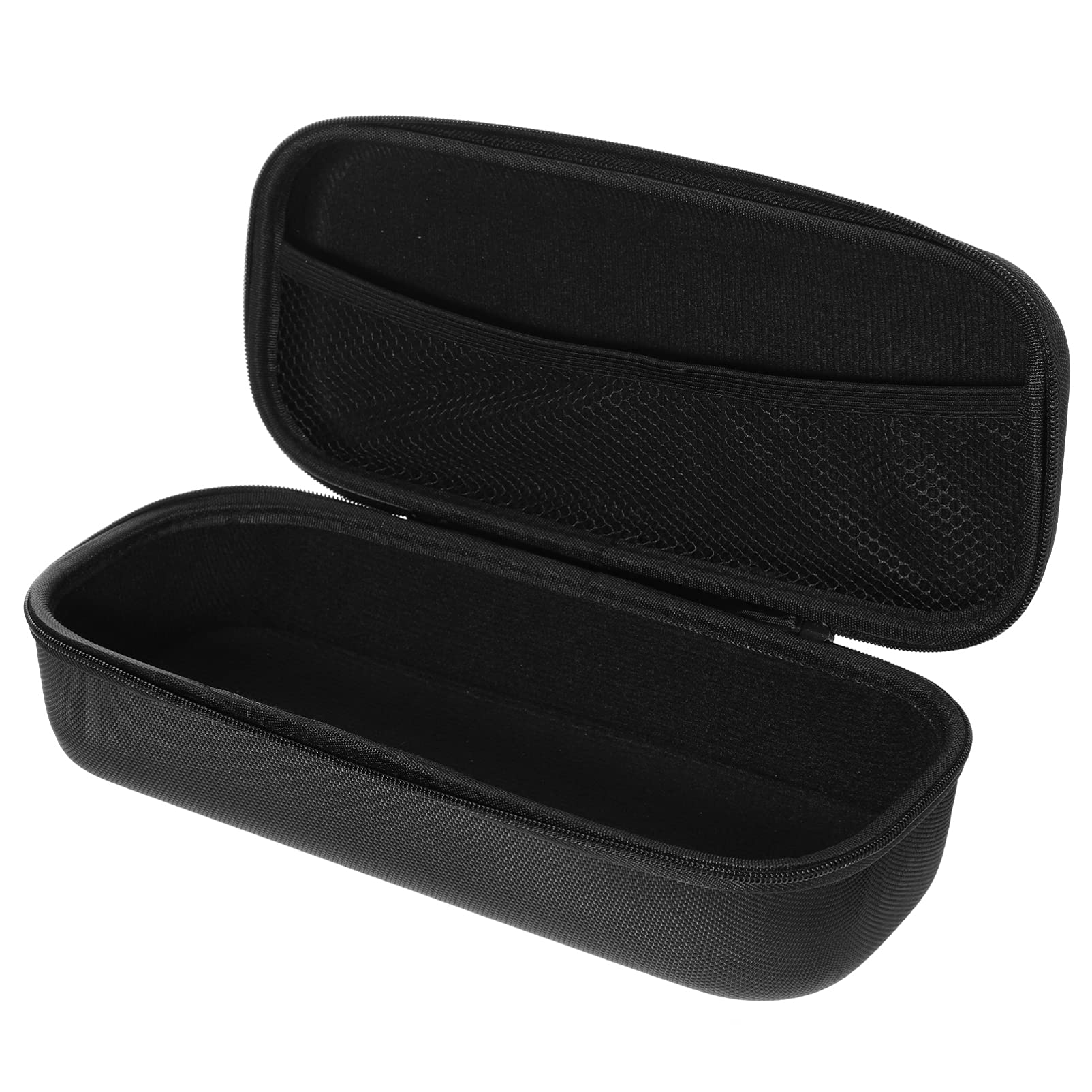 Generic Wireless Microphone Case: Hard EVA Case for Handheld Microphone Single Mic Bag Microphone Hard Carrying Travel Case, Black, 30X14X8CM