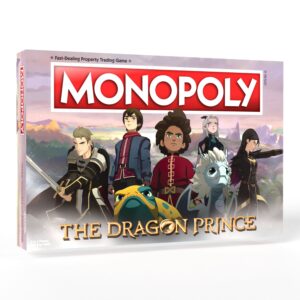 monopoly: the dragon prince | buy, sell, trade characters such as ezran, rayla, and callum from the netflix series | classic monopoly game | officially-licensed the dragon prince merchandise