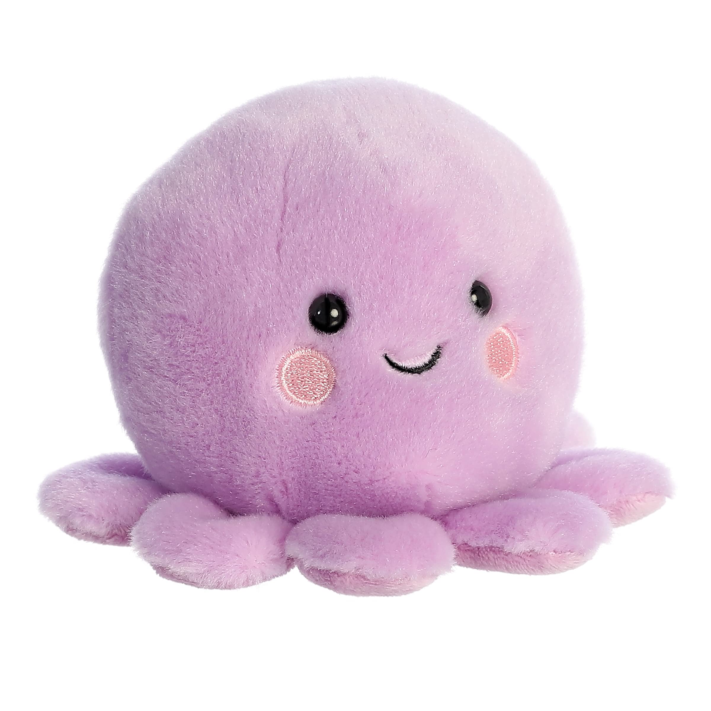 Aurora® Adorable Palm Pals™ Oliver Octopus™ Stuffed Animal - Pocket-Sized Play - Collectable Fun - Purple 5 Inches