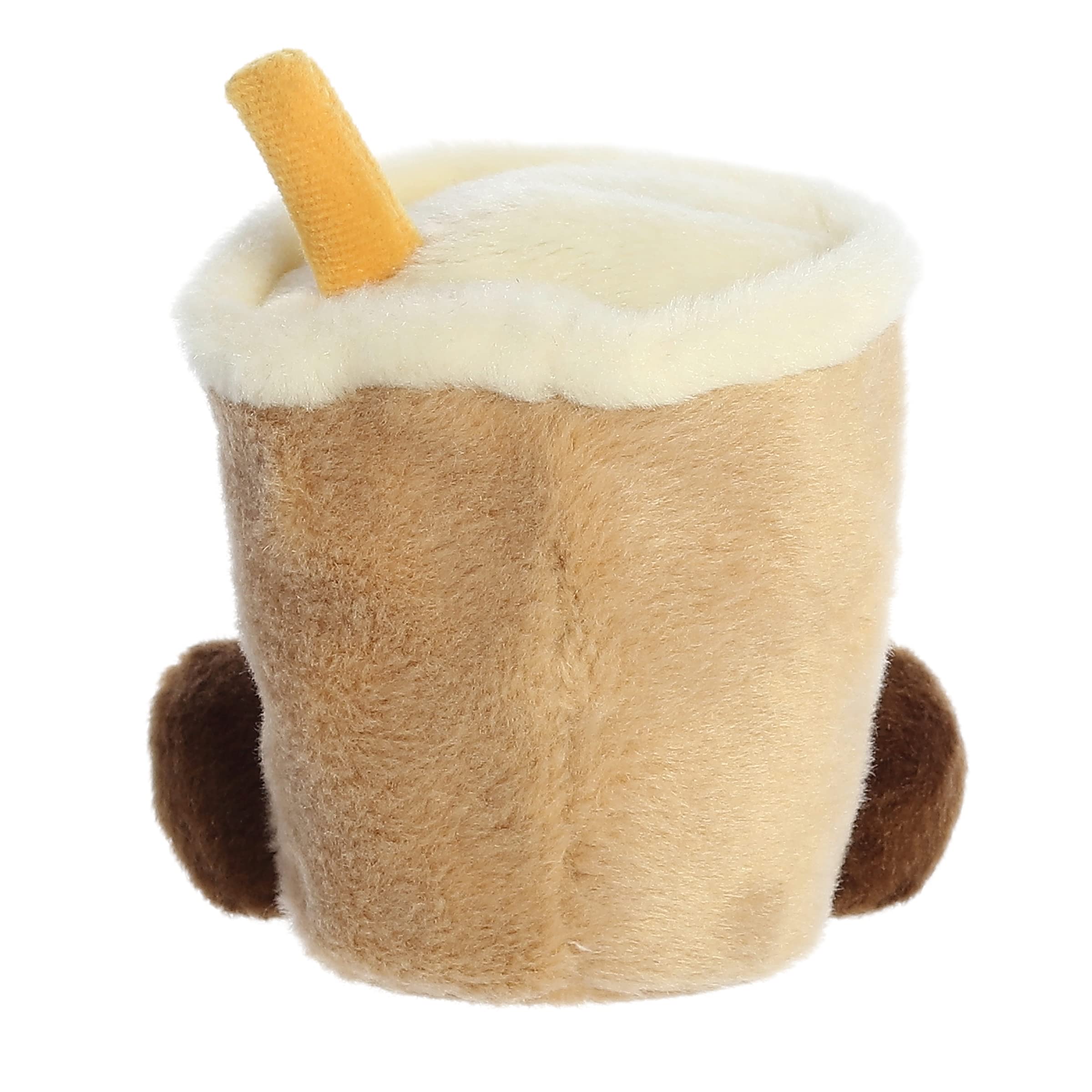 Aurora® Adorable Palm Pals™ Milky Tea Boba™ Stuffed Animal - Pocket-Sized Play - Collectable Fun - Brown 5 Inches