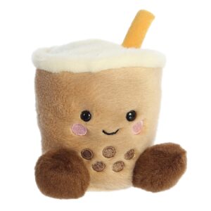 Aurora® Adorable Palm Pals™ Milky Tea Boba™ Stuffed Animal - Pocket-Sized Play - Collectable Fun - Brown 5 Inches