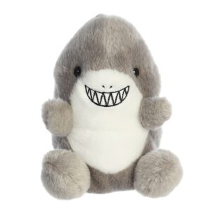 Aurora® Adorable Palm Pals™ Chomps Shark™ Stuffed Animal - Pocket-Sized Play - Collectable Fun - Gray 5 Inches