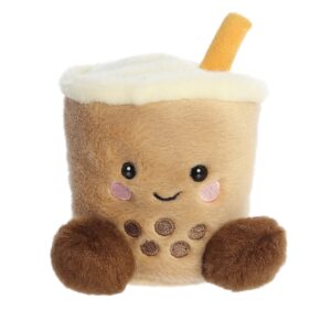 Aurora® Adorable Palm Pals™ Milky Tea Boba™ Stuffed Animal - Pocket-Sized Play - Collectable Fun - Brown 5 Inches