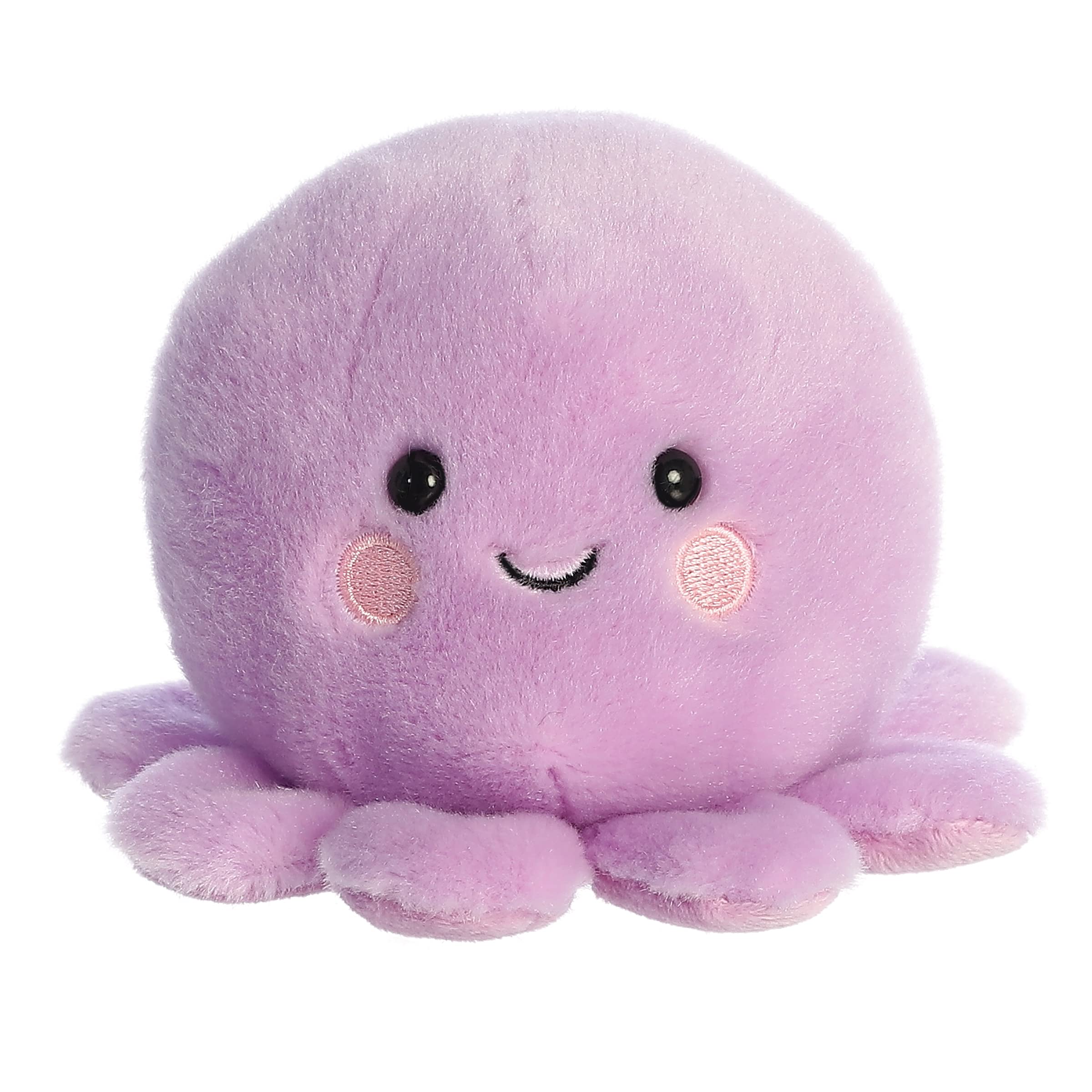 Aurora® Adorable Palm Pals™ Oliver Octopus™ Stuffed Animal - Pocket-Sized Play - Collectable Fun - Purple 5 Inches