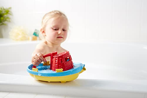 Green Toys Tug Boat Red - CB3