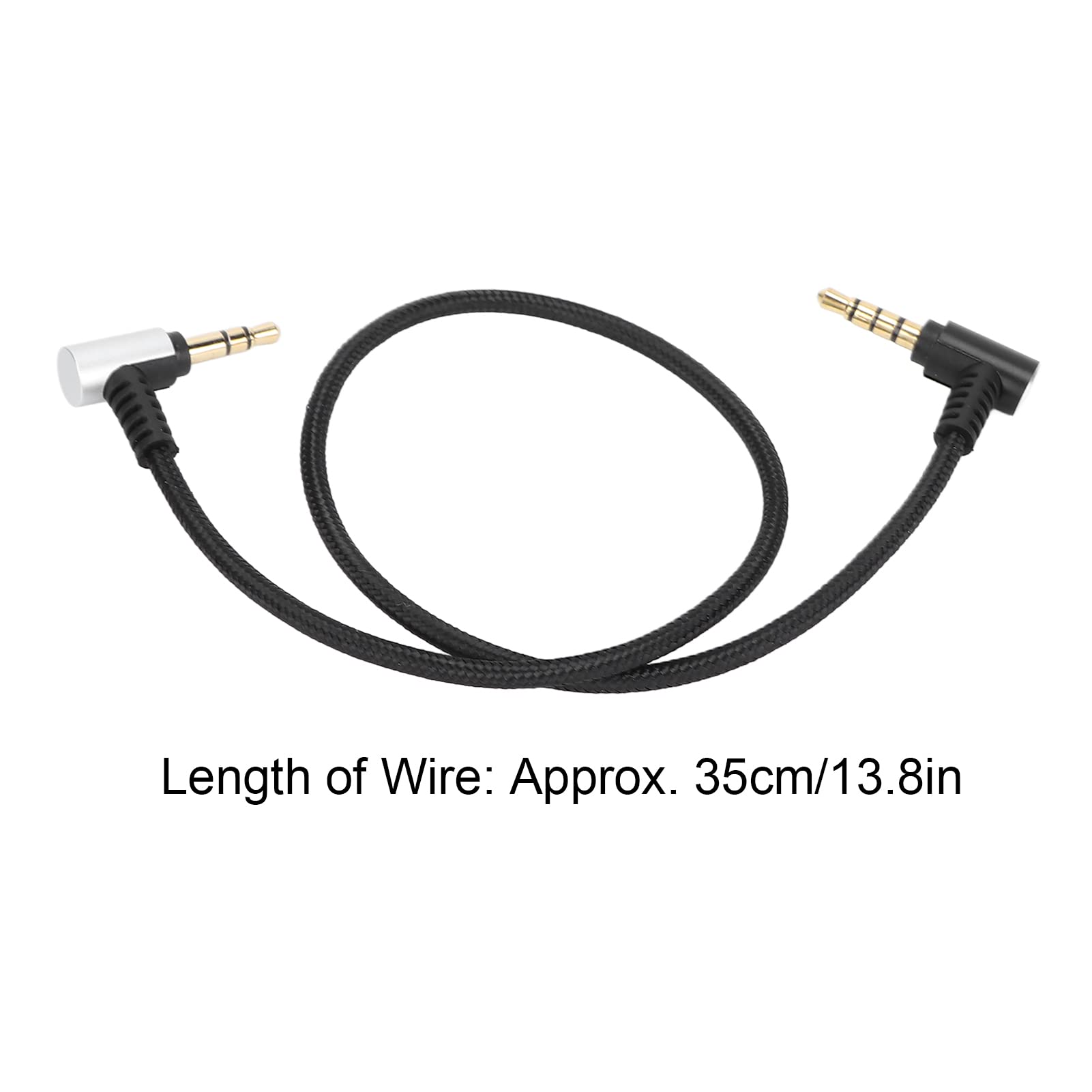 Acogedor 3.5mm TRS to TRRS Microphone Cable, Multifunctional Adapter Cable for RODE SC7 Connector, Videomicro, Go, Wireless Go Videomic Pro etc.