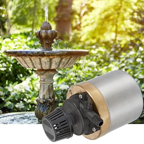 Little Giant S320PT-20 115 Volt, 335 GPH Oil-less Stainless Steel and Bronze Direct Drive Pump for Fresh or Salt Water Ponds or Fountains, Steel, 517100001