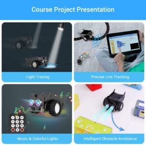 CrowBot Bolt with Joystick Programming Smart Robot Car, Learning & Education Toys for Ages 6+, STEM Projects to Learn Coding, Electronics and Programming Robot Kit