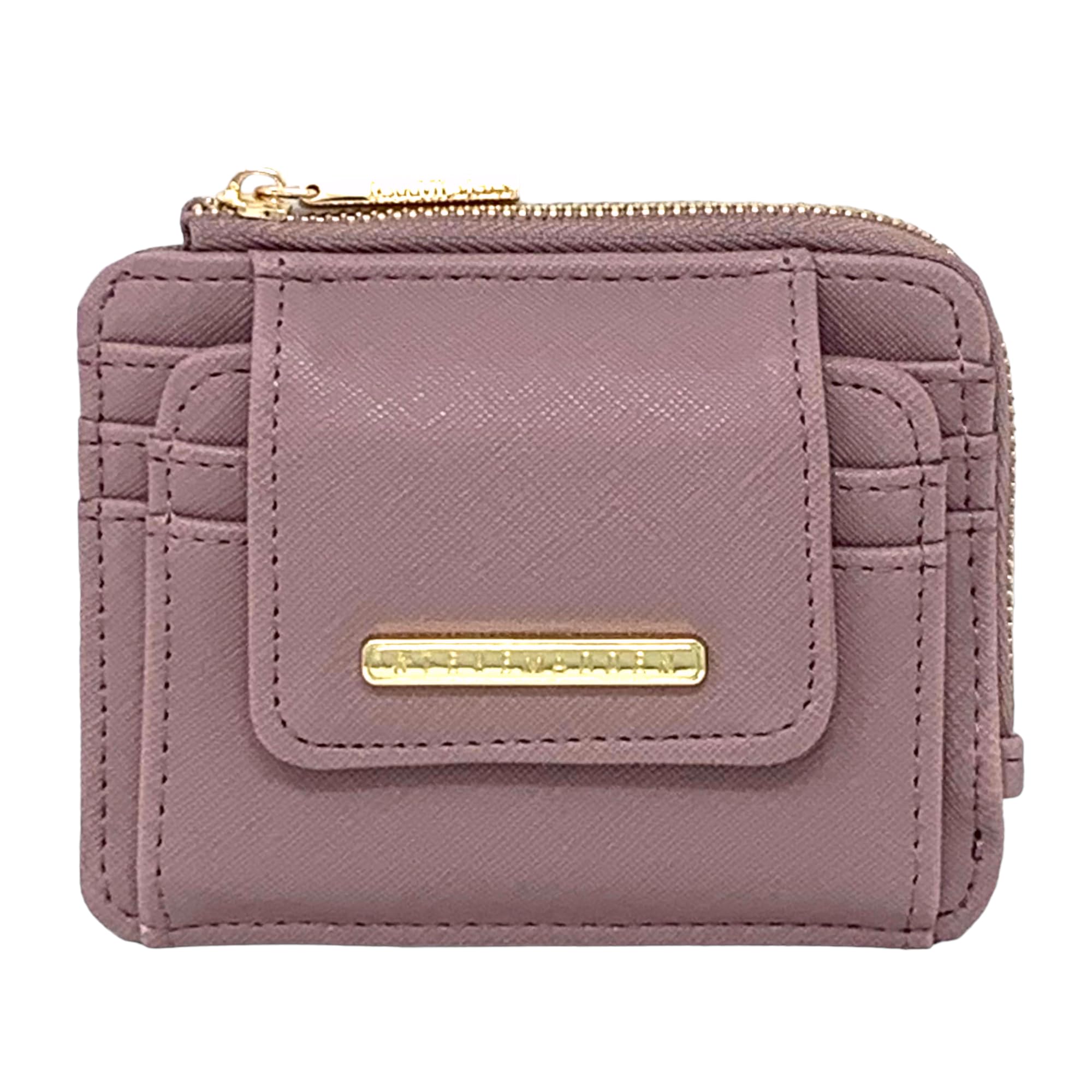 Steve Madden Card Case Wallet (Mauve)