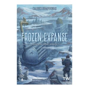 thunderworks games - cartographers: map pack 4, frozen expanse | expansion for the award-winning game of fantasy map drawing | strategy flip and write board game |family game for 1-75 players