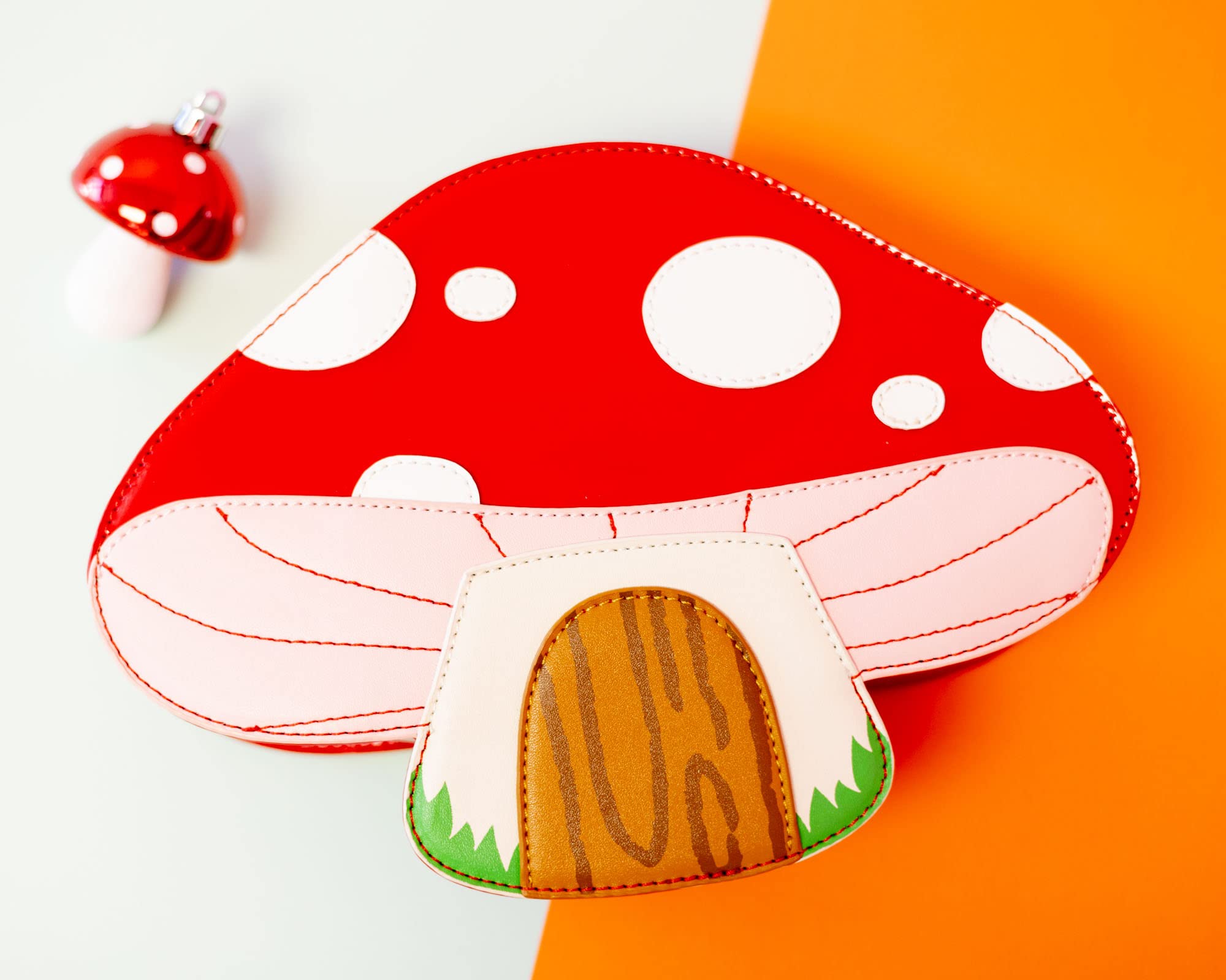 Bewaltz Novelty Handbags, Fun Shape Purse (Mushroom)