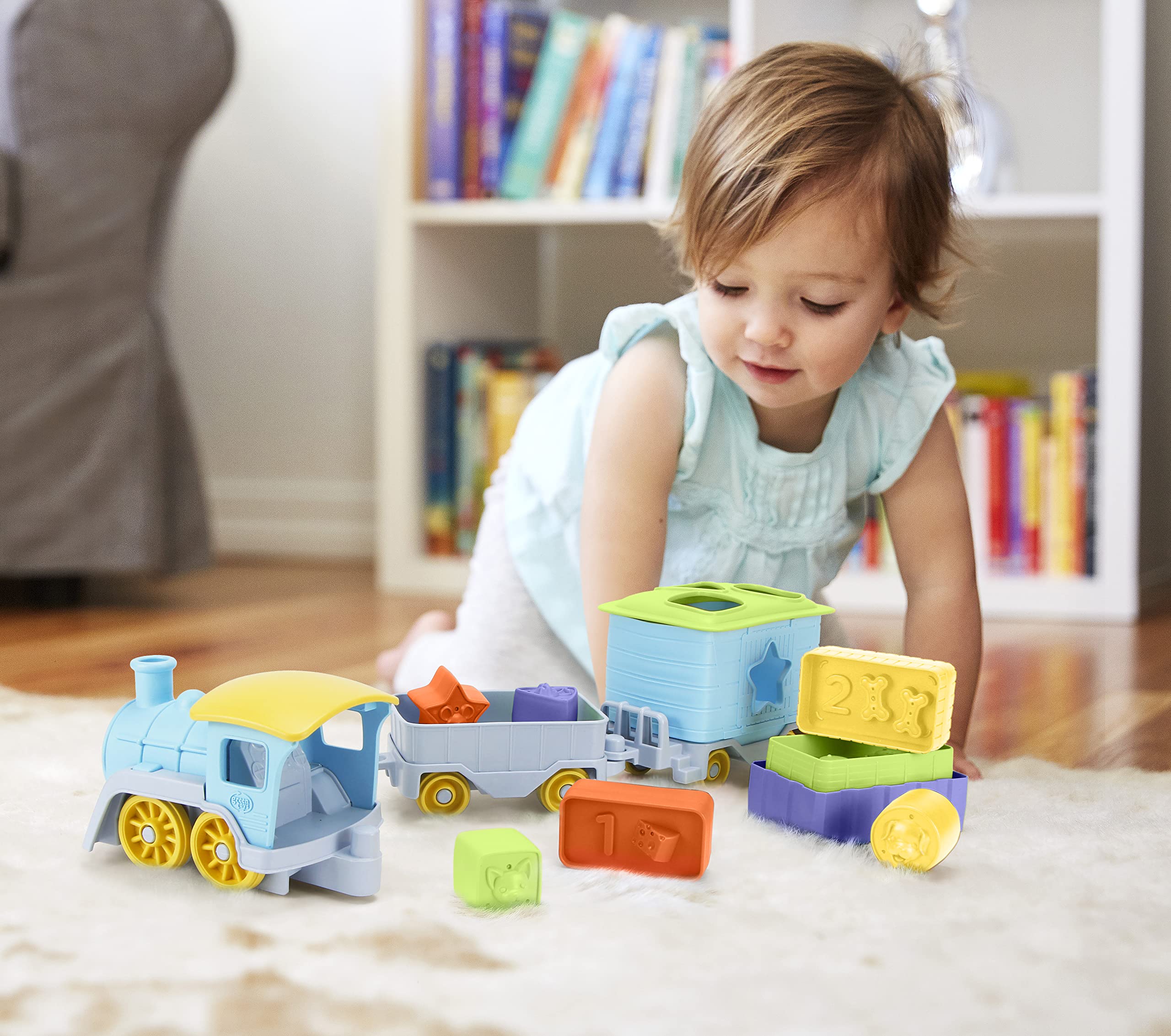 Green Toys FC Stack & Sort Train