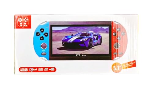 HLF 5.1-inch screen hd casual handheld game console with built-in 11000 vodeo games portable game retro nostalgic mp3 mp4 AV-out to TV game can be saved/added/deleted