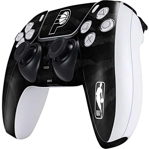 Skinit Gaming Decal Skin Compatible with PS5 and Compatible with PS5 Digital Edition DualSense Controller - Officially Licensed NBA Indiana Pacers Black Animal Print Design