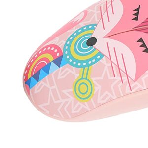 Pink Gaming Mouse, 1500DPI 2.4GHz Wireless Mouse with Cute Cartoon Pattern, 3 Intelligent Sleep Modes, Rechargeable Silent Mouse for Computer Laptop