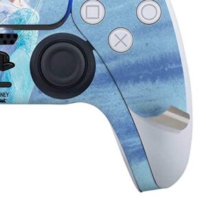 Skinit Decal Gaming Skin Compatible with PS5 and Compatible with PS5 Digital Edition DualSense Controller - Officially Licensed Disney Elsa ICY Powers Design