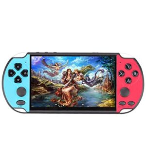 HLF 5.1-inch screen hd casual handheld game console with built-in 11000 vodeo games portable game retro nostalgic mp3 mp4 AV-out to TV game can be saved/added/deleted