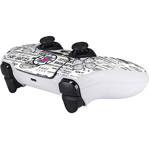 Skinit Gaming Decal Skin Compatible with PS5 and Compatible with PS5 Digital Edition DualSense Controller - Officially Licensed NBA Los Angeles Clippers Blast Logos Design