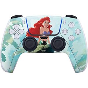 Skinit Decal Gaming Skin Compatible with PS5 and Compatible with PS5 Digital Edition DualSense Controller - Officially Licensed Disney Ariel Part of Your World Design