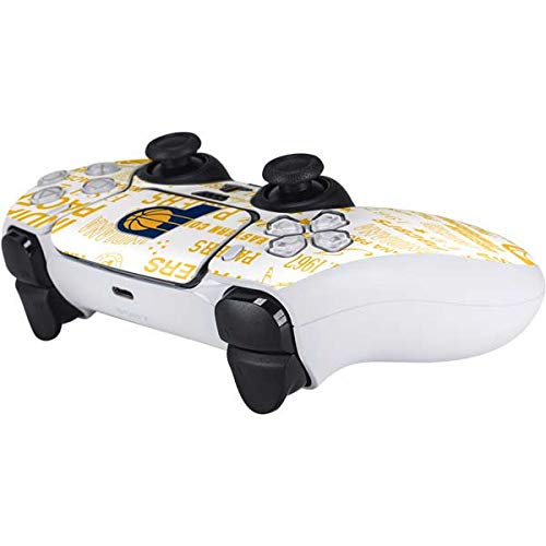 Skinit Gaming Decal Skin Compatible with PS5 and Compatible with PS5 Digital Edition DualSense Controller - Officially Licensed NBA Indiana Pacers Historic Blast Design